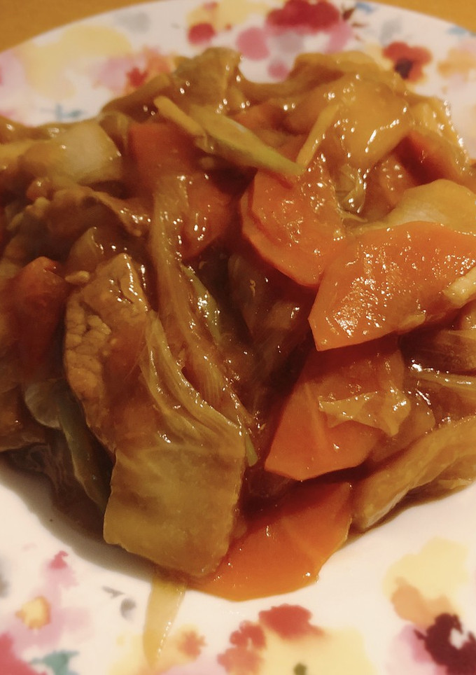 白菜と豚肉のとろみ炒め-レシピのメイン写真