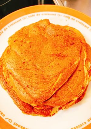 プロテインパンケーキ-レシピのメイン写真