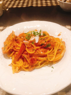 本格!渡り蟹のトマトソースパスタ-レシピのメイン写真