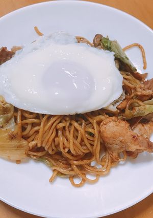 焼きそばにコレ追加するだけで美味くなる♡-レシピのメイン写真