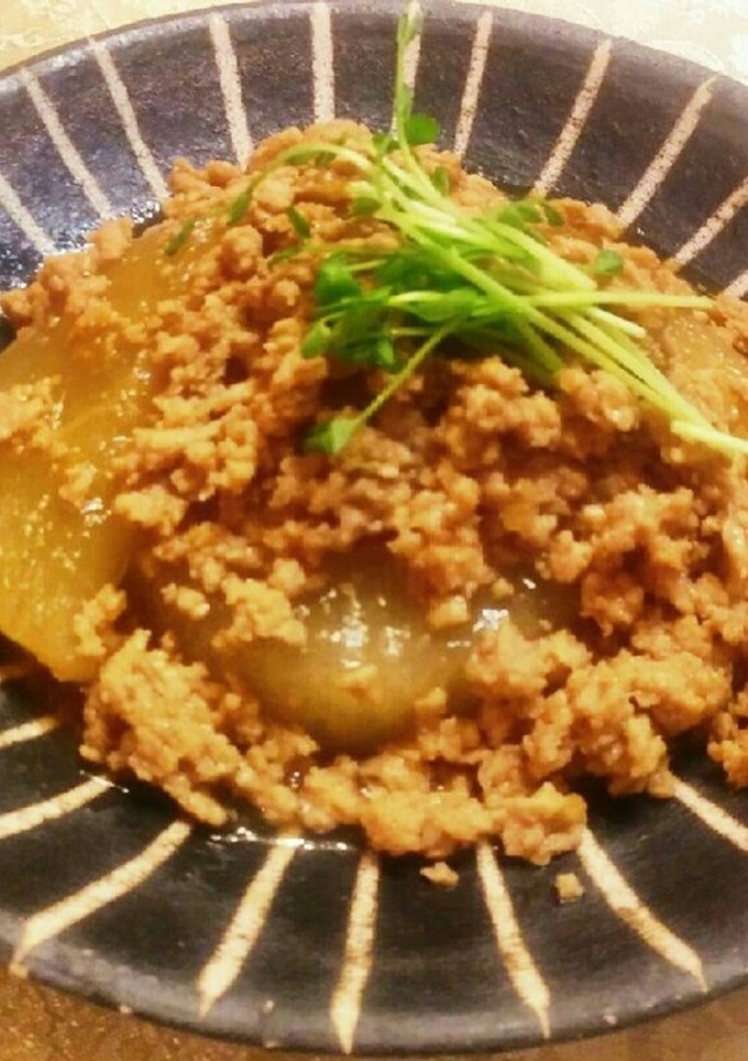 大根と豚ミンチのとろとろ煮❀╹◡╹)ﾉ❀-レシピのメイン写真