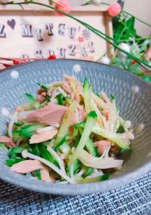 だし汁deマイルド酢の物♪Withえのき-レシピのメイン写真