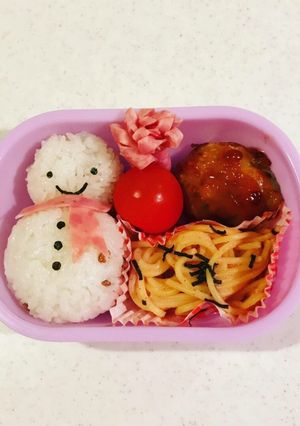 雪だるま弁当。-レシピのメイン写真