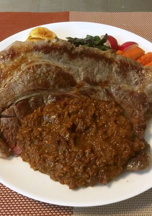 【発毛レシピ】カレー風味のステーキソース-レシピのメイン写真