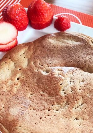 もっとふんわり プロテイン パンケーキ-レシピのメイン写真