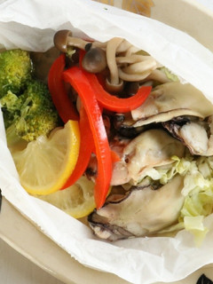 液塩で!牡蠣と彩り野菜の塩こうじ蒸し☆-レシピのメイン写真