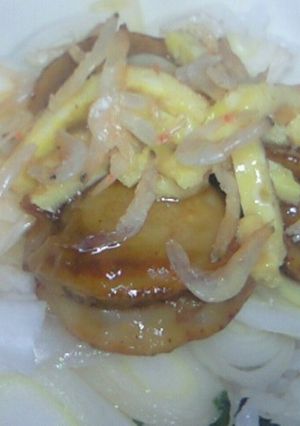 ベビーホタテの照り焼き丼!-レシピのメイン写真