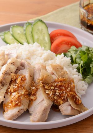 炊飯器でカオマンガイ-レシピのメイン写真