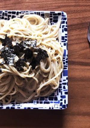 簡単☆生クリーム消費＊海苔クリームパスタ-レシピのメイン写真