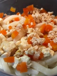 離乳食後期☆豆腐と鶏肉の煮込みうどん-レシピのメイン写真