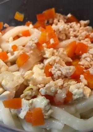 離乳食後期☆豆腐と鶏肉の煮込みうどん-レシピのメイン写真