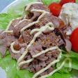お酢で焼肉サラダ