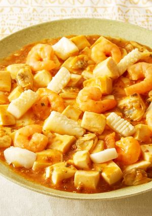 シーフードミックスで作る！海鮮麻婆豆腐-レシピのメイン写真