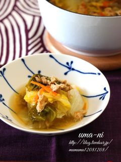 白菜とツナの旨煮・ほんのり白味噌味。-レシピのメイン写真
