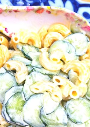 キュウリの2乗マカロニサラダ-レシピのメイン写真