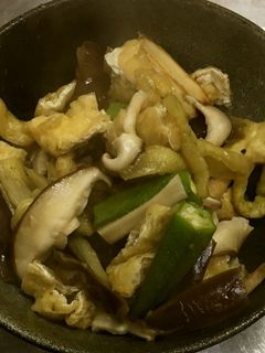 油揚げと茄子の柚子胡椒ポン酢炒め-レシピのメイン写真