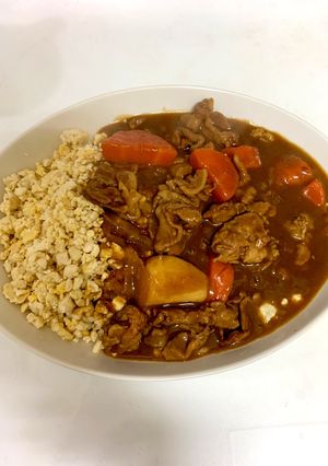 ダイエットに☆ソイライス（カレーと）-レシピのメイン写真