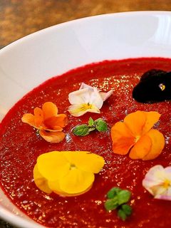 ビーツのお花畑スープ-レシピのメイン写真