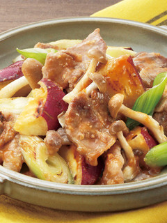 さつまいもと豚肉の味噌炒め-レシピのメイン写真
