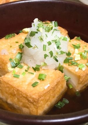 カリッもちっ♪カスエラで☆厚揚げだし豆腐-レシピのメイン写真