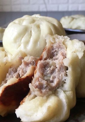 ホットプレートで簡単!肉まん-レシピのメイン写真