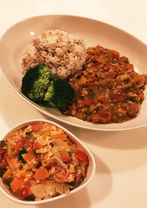 とりわけok野菜たっぷりチキンキーマカレ-レシピのメイン写真