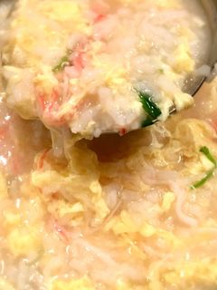 お腹に優しい*とろとろカニ玉粥-レシピのメイン写真