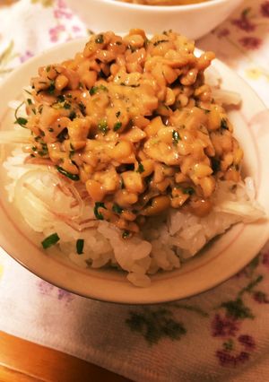 *納豆にあおさ(青のり)*-レシピのメイン写真
