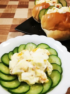 簡単おかず☆卵サラダ▪粒マスタードマヨ-レシピのメイン写真