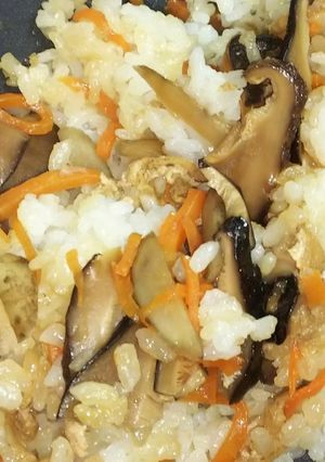 すき焼きのタレで混ぜご飯（メモ用）-レシピのメイン写真