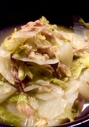 【無水】白菜とツナのトロトロ煮-レシピのメイン写真