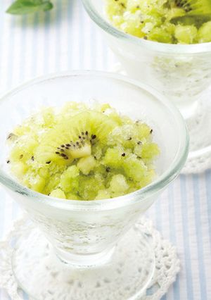 キウィシャーベット-レシピのメイン写真