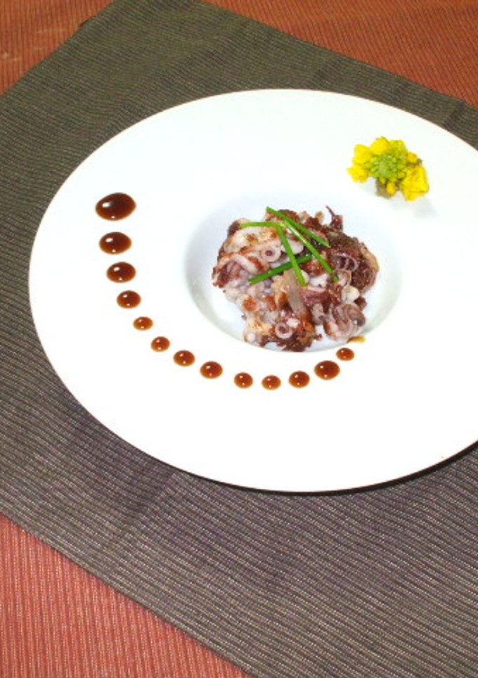 イカゲソのバタ焼きできました～-レシピのメイン写真