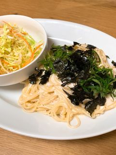 豆乳明太子クリームパスタ-レシピのメイン写真