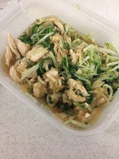 水菜とささみの大根ポン酢和え-レシピのメイン写真