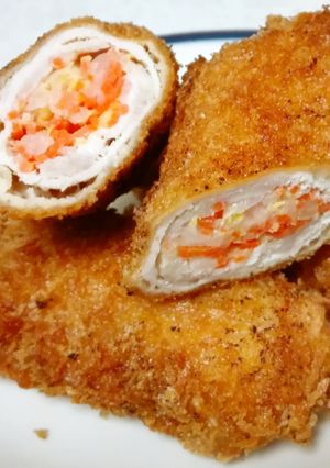 白菜と豚薄切り肉のロールかつ-レシピのメイン写真