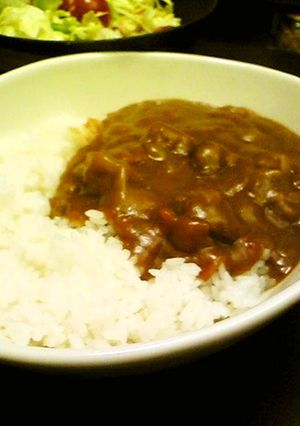 トマトとガーリックのミートボールカレー-レシピのメイン写真