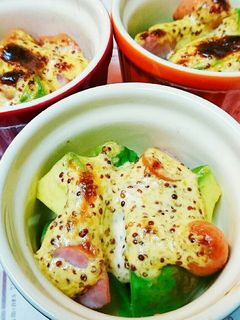 アボカドのマスタードマヨ焼き-レシピのメイン写真