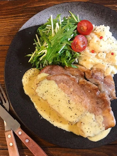 柚子胡椒マヨソース♡ポークステーキ-レシピのメイン写真