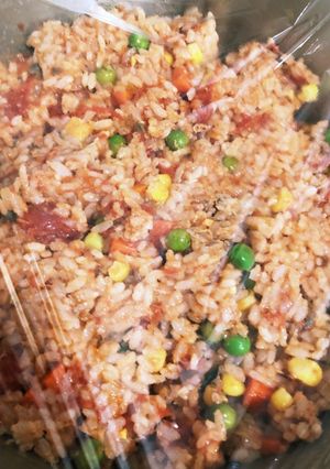 炊飯器で！適当トマトの炊き込みご飯-レシピのメイン写真