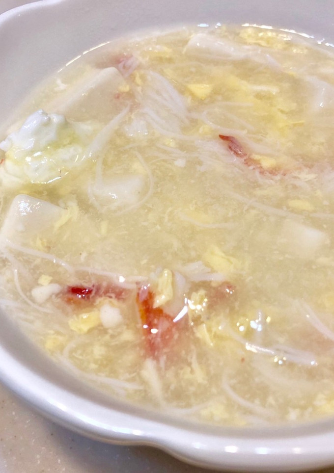 カニと豆腐のとろとろスープ〜無添加-レシピのメイン写真