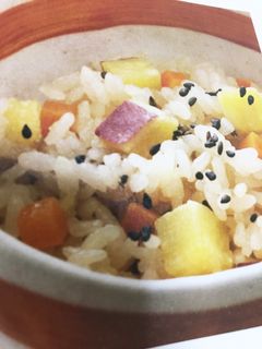 凄ウマ★さつまいものほっこり炊き込みご飯-レシピのメイン写真
