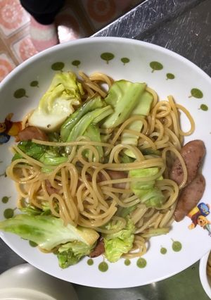 キャベツとウインナーのバター醤油パスタ-レシピのメイン写真