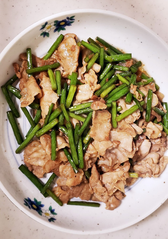 豚肉とニンニクの芽炒め！-レシピのメイン写真