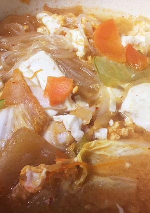 即席キムチスープ！-レシピのメイン写真