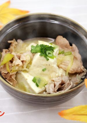 【ごていしゅ麦味噌】麦味噌肉豆腐-レシピのメイン写真