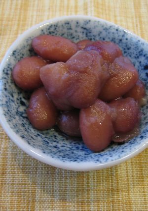 お菓子な金時豆の煮物-レシピのメイン写真