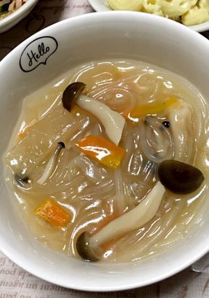 春雨スープ-レシピのメイン写真