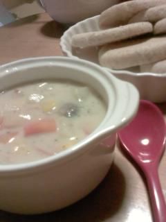 簡単なクラムチャウダー。-レシピのメイン写真