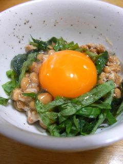月見大葉納豆-レシピのメイン写真